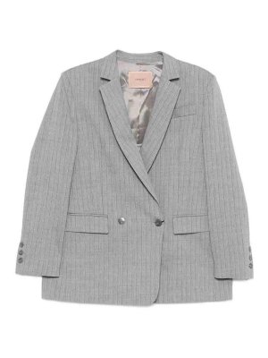 TWINSET: Vestes de costume - Blazer - Gris