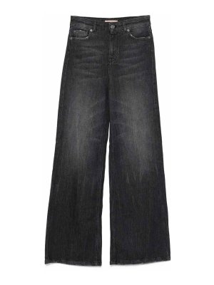 TWINSET: Jeans boot-cut - Jeans Boot-Cut - Negro