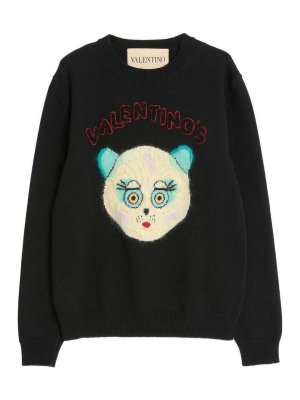 VALENTINO: crew necks - `Le Chat De La Maison` Sweater
