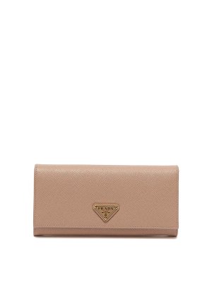 PRADA: wallets & purses - Large Saffiano Leather Wallet