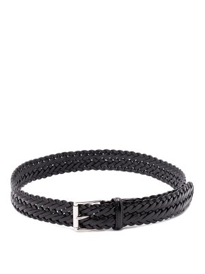 Anderson's: belts - Woven Leather Belt