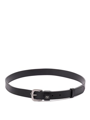 VALENTINO GARAVANI: belts - `Vlogo Signature` Leather Belt