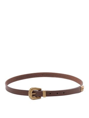 VALENTINO GARAVANI: belts - `Vlogo Signature` Leather Belt
