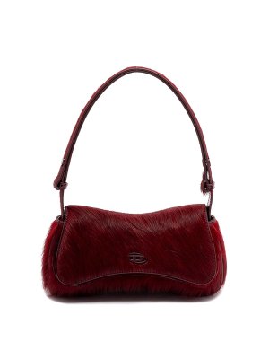 DIESEL: Clutch - Pochette - Rouge Brun