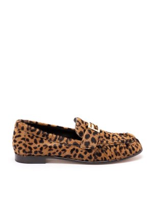FENDI: Loafers & Slippers - Leopard Print Loafers