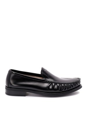 PRADA: Loafers & Slippers - Brushed Leather Loafers