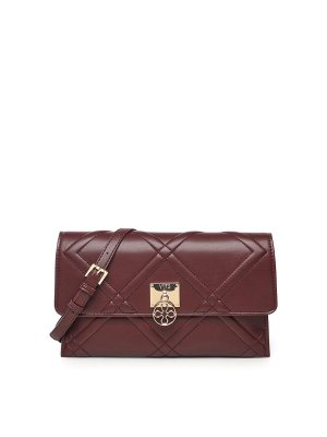 v°73: Clutch - Pochette - Rouge Brun