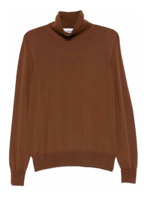 ALPHA STUDIO: Pull col rond - Pull Col Rond - Marron