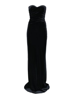 AMAZUÌN: maxi dresses - Long Velvet Dress