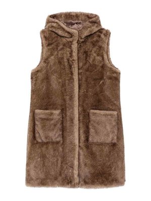 BETTA CORRADI: maglieria gilet - Giubbotto di pelliccia