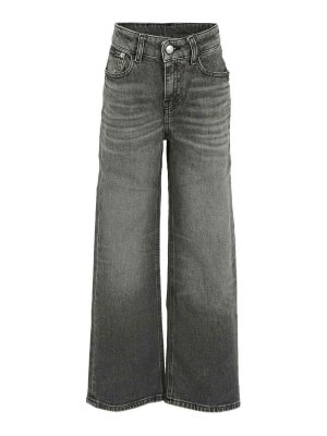 CALVIN KLEIN JEANS: jeans dritti, a sigaretta - Jeans grigi