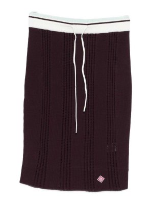 CASABLANCA: ニーレングススカート＆ミディ丈 - 膝丈/ミディスカート - 紫