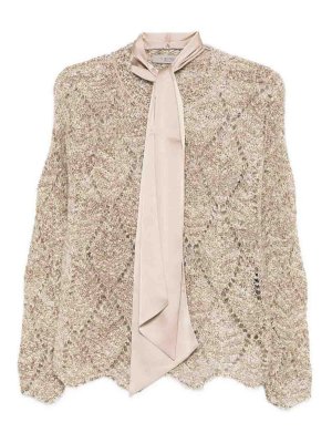D.EXTERIOR: Strickpullover mit Rundhalsausschnitt - Rundhalspullover - Beige