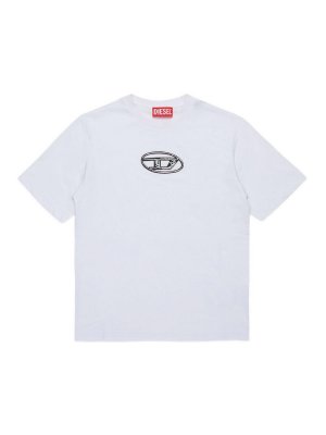 DIESEL: T-shirts - T-Shirt - Blanc
