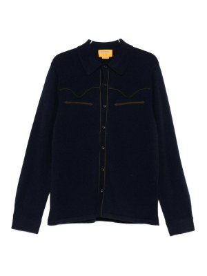 GUEST IN RESIDENCE: shirts - Blue Cashmere Shirt