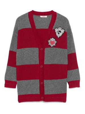 Liu Jo: cardigans - Striped Knitted Cardigan