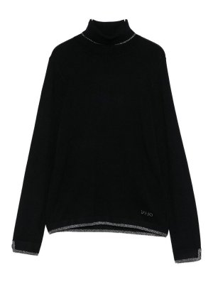 Liu Jo: Rollkragenpullover  und Polo-Ausschnitt - Rollkragenpullover - Schwarz