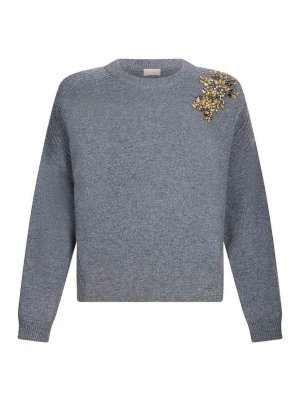 Liu Jo: クルーネック - クルーネック - グレー