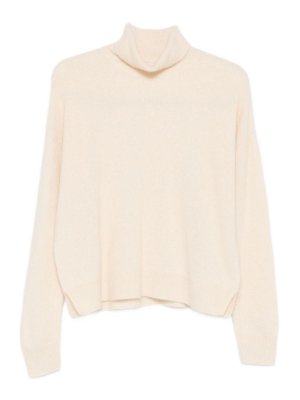 Majestic Filatures: Cuellos altos y polos - Suéter Con Cuello Alto - Blanco