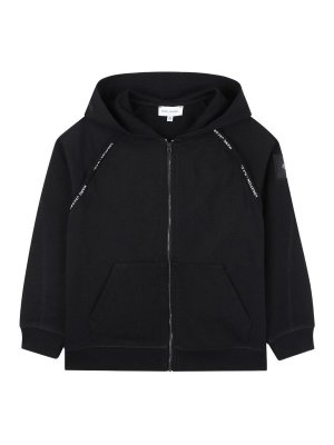 MARC JACOBS: Felpe e maglie - Cappuccio con zip in cotone nero