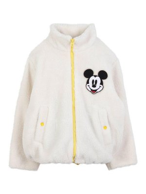 MARC JACOBS: Fur & Shearling Coats - Mickey Mouse Zip-Up Teddy Jacket