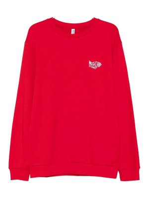 MOSCHINO: スウェット＆セーター - スウェットシャツ/セーター - 赤