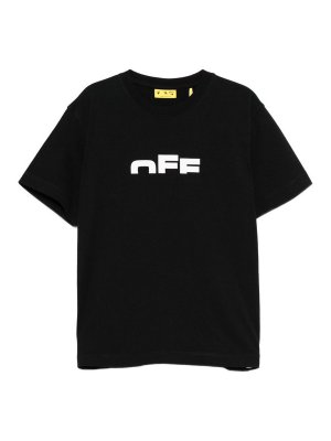 OFF-WHITE: t-shirts - Cotton T-Shirt With Logo