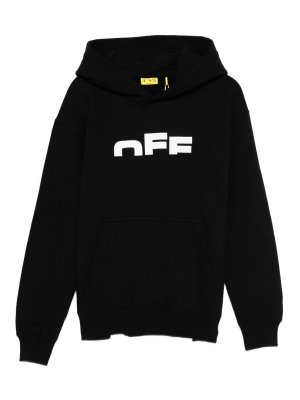 OFF-WHITE: Sweatshirts & Sweaters - Crew Neck Sweatshirt With Print
