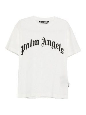 Palm Angels: T-shirts - T-Shirt - Weiß