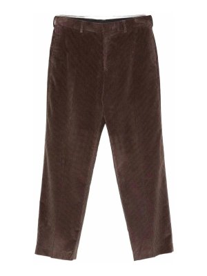 PAUL SMITH: casual trousers - Velvet Casual Trousers