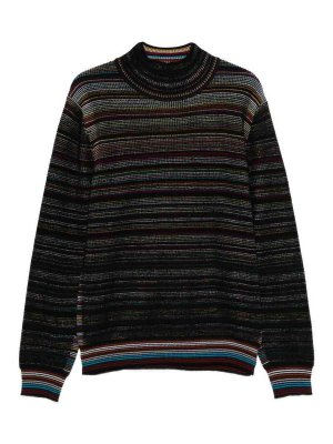 PAUL SMITH: Col roulé & Col polo - Pull Col Roulé - Multicolore