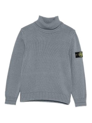STONE ISLAND: Rollkragenpullover  und Polo-Ausschnitt - Rollkragenpullover - Grau