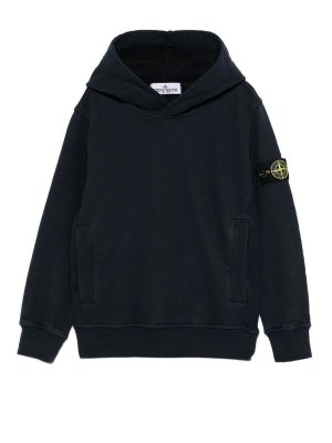 STONE ISLAND: Sweatshirts & Sweaters - Cotton Hoodie With Logo