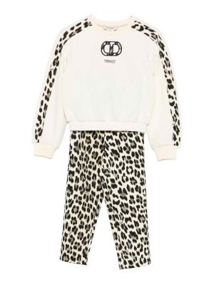 TWINSET: tracksuit bottoms - Leopard Print Tracksuit