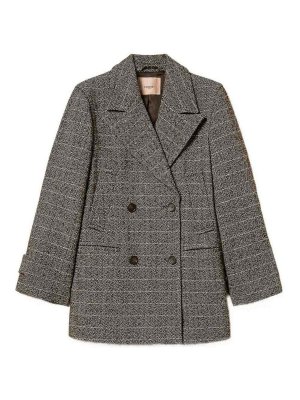 TWINSET: knee length coats - Coat