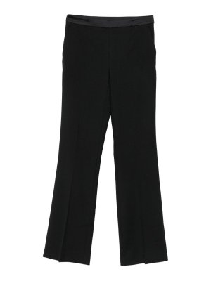 TWINSET: Pantalones casual - Pantalón Casual - Negro
