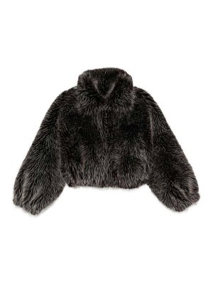 VALENTINI 1972: Fur & Shearling Coats - Crop Faux Fur Jacket