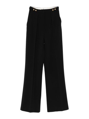 ELISABETTA FRANCHI: Pantalones casual - Pantalón Casual - Negro