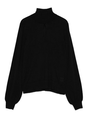 Semicouture: Suéteres con cuello pico - Suéter Cuello Redondo - Ulysse