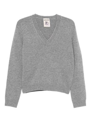 Semicouture: v necks - V-Neck Sweater