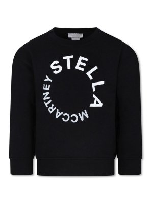 STELLA McCARTNEY: Strickpullover mit Rundhalsausschnitt - Rundhalspullover - Schwarz