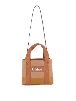 CHLOE': totes bags - Logo Canvas Tote Bag