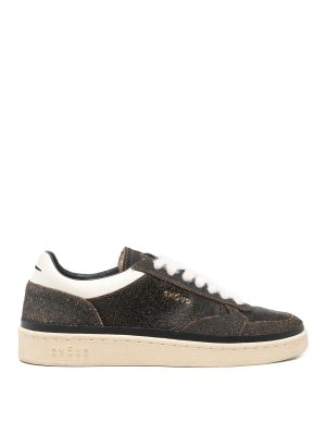 Ghoud Venice: sneakers - Sneaker cuscinetti in pelle nera