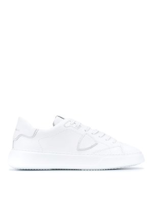 PHILIPPE MODEL: trainers - White  Sneakers In Calf Leather