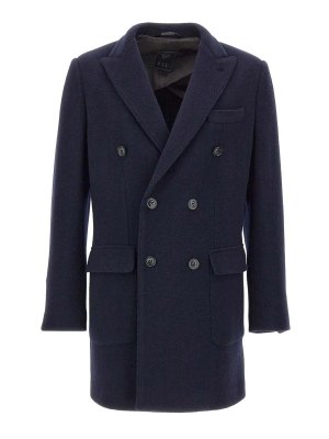 FAY: Manteaux au genou - Manteau Au Genou - Bleu