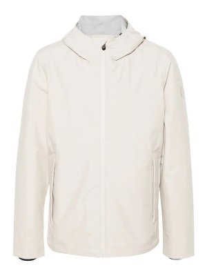 Save The Duck: casual jackets - Jari beige hood jacket