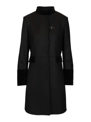 FAY: Manteaux au genou - Manteau Au Genou - Noir