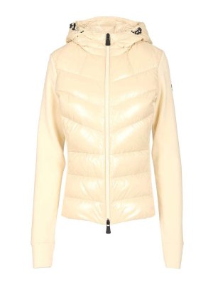 MONCLER: Cardigans - Cardigan - Blanc