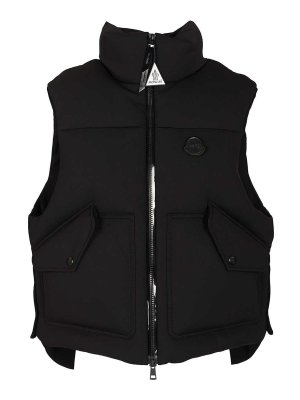 MONCLER: Vestes-rembourrees - Blouson Rembourré - Noir