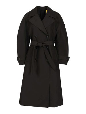 MONCLER: Trenchcoats - Trenchcoat - Schwarz